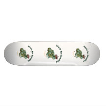 Príncipe bonito do sapo do sapo das verrugas skate boards