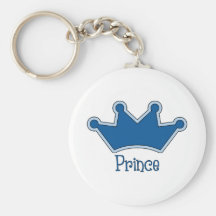 Príncipe customizável - coroa chaveiros