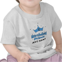 Príncipe do primeiro aniversario tshirt