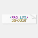 Pro-Vida Democrata Adesivo