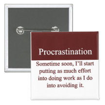 Procrastinação Pins