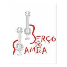 Produtos Berço faz a samba Cartoes Postais