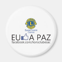 Produtos campanha "Eu curto a paz" Imas De Geladeira