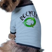 Produtos do exclusive do reciclar! camiseta para cães