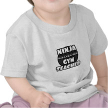 Professor de Gym de Ninja T-shirts