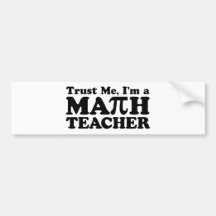 Professor de matemática adesivo