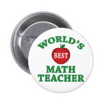 Professor de matemática do mundo o melhor botons