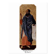 Profeta Ezekiel por Duccio Cartões Postais