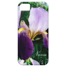 Profundamente - o fim roxo da íris personalizou ac capas iPhone 5