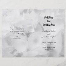 Programa católico preto e branco do casamento da c modelos de panfleto