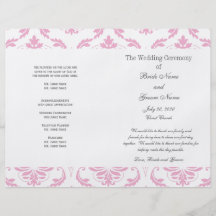 Programa cinzento do casamento tema damasco do vin panfleto coloridos
