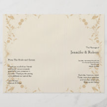 Programa de creme do casamento das riscas do vinta panfletos personalizado