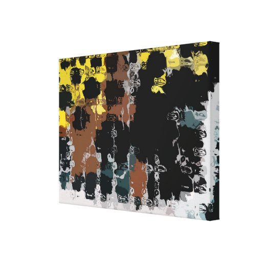 Projeto 15 - Abstrato Impressão De Canvas Esticada