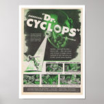 Propaganda 1940 do filme do Dr. Cyclops Pôsteres