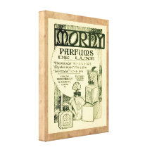 Propaganda britânica de Parfum do vintage Impressão Em Canvas