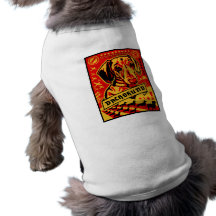 Propaganda do Dachshund Roupa Pet