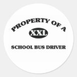 Propriedade de um MOTORISTA de AUTO ESCOLAR Adesivos