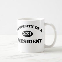 Propriedade de um PRESIDENTE Caneca