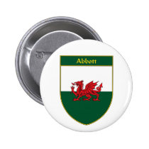 Protetor da bandeira de Abbott Galês broches