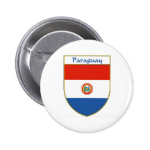 Protetor da bandeira de Paraguai Botons