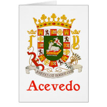 Protetor de Acevedo de Puerto Rico cartões