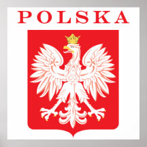 Protetor do vermelho de Polska Eagle Impressão