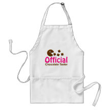 Provador oficial do chocolate aventais