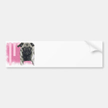 Pug de Zoe Adesivo