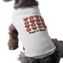 Pug engraçado roupa para cães
