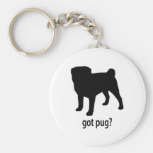 Pug obtido chaveiro