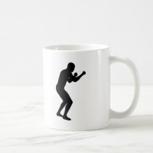 Pugilista do encaixotamento caneca