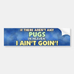 Pugs no autocolante no vidro traseiro do céu adesivos