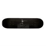 PULO DE ESQUELETO B&W DA ALEGRIA DO RAIO X SKATE PERSONALIZADO