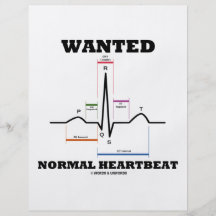 Pulsação do coração normal querida (electrocardiog modelos de panfleto