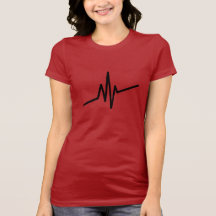 Pulso da música da freqüência camisetas