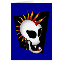 PUNK SKULL-2 CARTAO