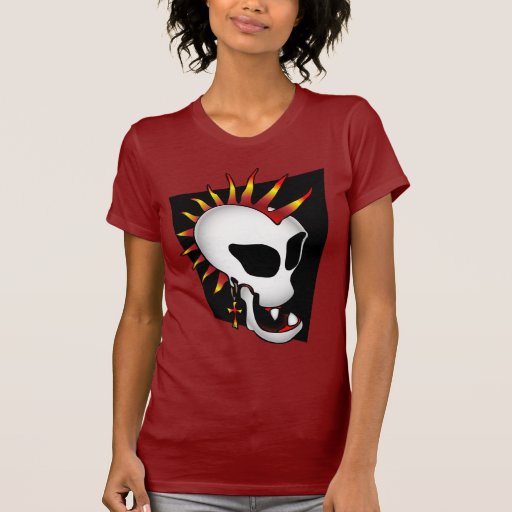 PUNK SKULL-2 T-SHIRT