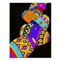 Pysanky Cartão Postal