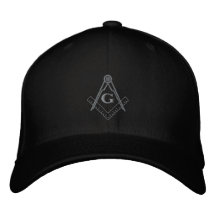 Quadrado e compasso bordados Subdued Ballcap Bone