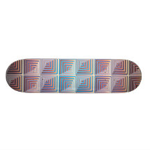 Quadrados metálicos skateboard