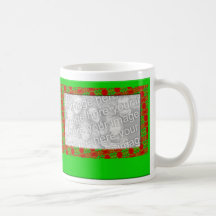 Quadro da foto do Natal Caneca