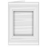 quadro de madeira branco da mensagem ou da foto cartao
