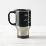 Quando a água cobrir o copo SS do viagem da segura Caneca