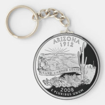 Quarto do estado da arizona chaveiros