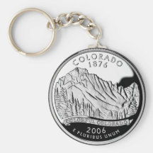 Quarto do estado de Colorado Chaveiro