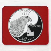 Quarto do estado de Idaho Mousepads