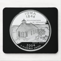 Quarto do estado de Iowa Mousepad