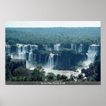 Quedas de Iguacu, Parana, Brasil Posters
