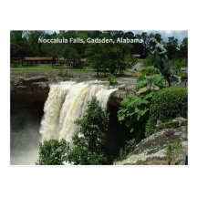 Quedas de Noccalula, Gadsden, Alabama Cartao Postal