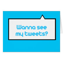 Queira ver meus tweets cartoes